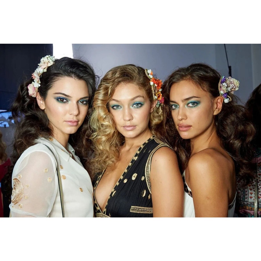 RARE Archival Diane Von Furstenberg DVF 16 Runway Show Hair Wedding Boho Clip OR - Picture 4 of 15